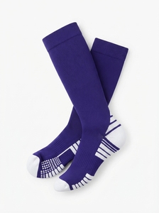 2 Pairs Knitted <b>Compression</b> <b>Socks</b> Men Women Crew <b>Socks</b> for <b>Running</b> Cycling Sports Air Travel Maternity Support - Product Image 6