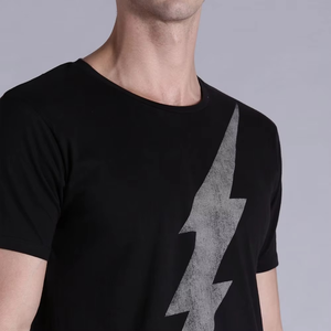 Camiseta Deportiva Casual de Punto para Hombre, Nueva Temporada, Personalizada, para Entrenamiento en Gimnasio, Manga Corta, Cuello Redondo, Corte Ajustado - Product Image 2
