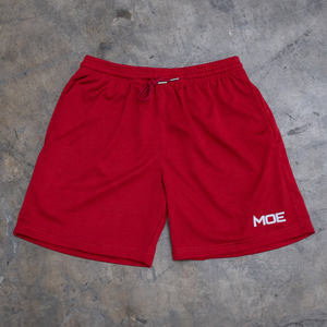 Pantalones Cortos de Baloncesto Rojos de Malla para Hombre, con Cordón Elástico, Uniformes Deportivos para Equipo, Producción OEM Personalizada al por Mayor - Product Image 2