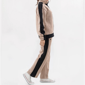 Conjuntos Deportivos de Invierno para Mujer al por Mayor, Diseño Moderno 2026, Corte Regular, Dos Piezas, 100% Algodón Felpa - Product Image 2