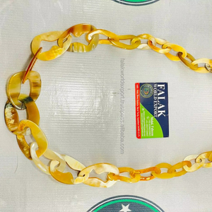 Hot Selling Best Quality Women's Buffalo Horn Imitation Pearl Quartz Trendy Party Necklace Custom Size Handicraft Top Design FWE - Product Image 1