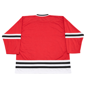 เสื้อฮอกกี้น้ำแข็งแบบสั่งตัด |   ชื่อทีมและหมายเลขผู้เล่นแบบกำหนดเอง |   ผ้าพิมพ์ลายแบบสั้น แห้งเร็ว ของแท้จากลีก - Product Image 2