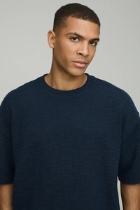 mens oversized boxy fit t shirt drop shoulder loose fit heavy cotton streetwear <b>tshirt</b> high quality supplier - Product Image 4