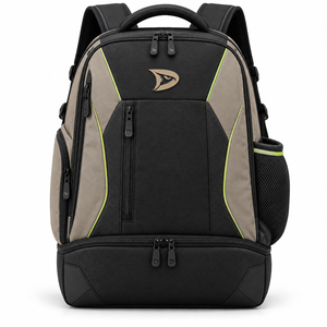 Sac à dos de pickleball avec compartiment à chaussures, support rembourré pour raquettes, poche pour bouteille d'eau, sac à dos de tournoi sportif OEM - Product Image 1