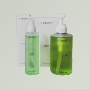 bath gift <b>sets</b> WOLLYO <b>Set</b> Tea Tree Green Trouble Care <b>Body</b> Wash 500ml <b>Body</b> <b>Mist</b> 200ml Mini <b>Body</b> Wash Gift - Product Image 5