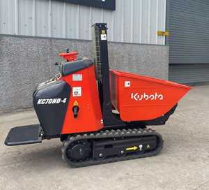 New Kubota KC70H-4 Mini <b>Tracked</b> Dumper 700kg Capacity Hydrostatic Crawler Carrier Front Loader Hydraulic <b>Pump</b> Agriculture - Product Image 2