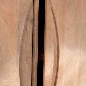 Vandana Autumn Aura <b>sideboard</b> in solid mango wood with 2 doors and integrated handles, Cabure design - Product Image 4