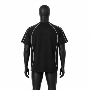 T-shirt de sport pour homme à séchage rapide avec logo personnalisé, respirant, à manches courtes, pour la course à pied, la gym, le fitness, l'entraînement athlétique, vente en gros pour hommes - Product Image 2