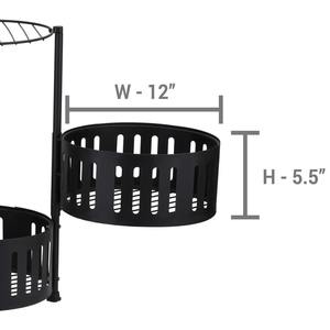 Stackable Storage Holder Rack Shelving Unit for <b>Kitchen</b> Cabinets Bathroom Counters Office Desk <b>Pantry</b> Closet and Home Supplies - Product Image 2