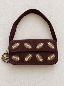 Sac à bandoulière perlé personnalisé en gros, sac à main sport fantaisie pour femme, sac de soirée tendance, sac bandoulière pour le jour du match pour fille - Product Image 1