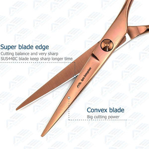 Tijeras de peluquero profesionales de 5,5 pulgadas, tijeras de corte de pelo 440C para Estilismo de precisión, herramientas de salón duraderas y afiladas - Product Image 4