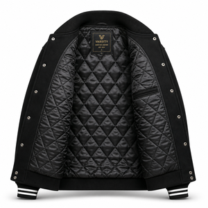 Blouson Bomber Unisexe Surdimensionné Personnalisé Imperméable Haute Qualité Broderie 3D Patch Chenille Laine Style Universitaire - Product Image 5