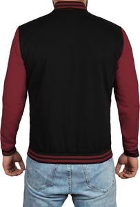 Professional Logo Printed Men's Varsity Jackets <b>Top</b> Fashion Winter Wear with Stand Collar Competitive Price - Product Image 3