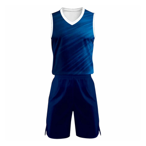 Conjunto de Camiseta de Baloncesto Unisex para Adultos, Sin Mangas, Cuello en V, Malla Transpirable, 100% Poliéster, Uniformes Deportivos, Negro y Rosa - Product Image 2