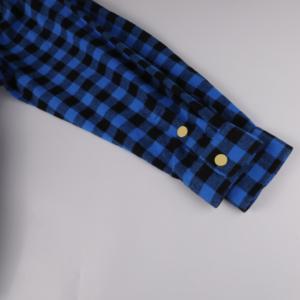 Chemises en flanelle à manches longues à carreaux pour hommes, personnalisables et de haute qualité - Product Image 2