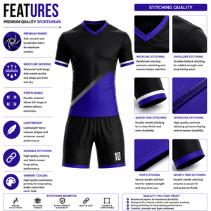 Diseña tu Propio Uniforme de Fútbol para Equipo, Colores y Logotipo Personalizados, Uniformes de Fútbol Ligeros y Transpirables 100% Poliéster - Product Image 5