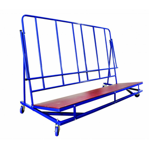 Tapete para Carro de Gimnasio Inclinado de Alta Resistencia Stag Iconic |   Carrito de Almacenamiento para Colchonetas de Gimnasio de Acero con Ruedas - Product Image 2