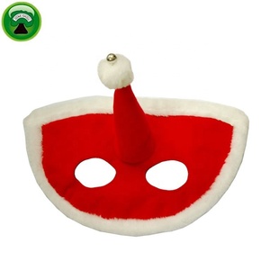 หมวกวันหยุดคริสต์มาสสีแดงแบบกำหนดเองสำหรับม้า - Product Image 4