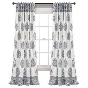 Cortinas Modernas con Diseño de Flores y Volantes Tradicionales, Tejidas para Ventanas de Techo, Decoración de Alta Calidad - Product Image 1