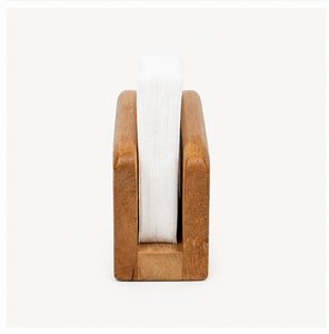 Premium Handcrafted Solid Wooden Napkin Holder Stand For <b>Dining</b> <b>Table</b> Eco-Friendly Rustic Tissue Dispenser For Home & Restaurant - Product Image 3
