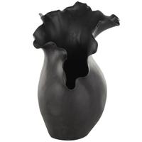 Zwarte matte kunstplanten bloempot handwerk metalen bloempot handgemaakte Amerikaanse stijl vazen fabrieksprijs