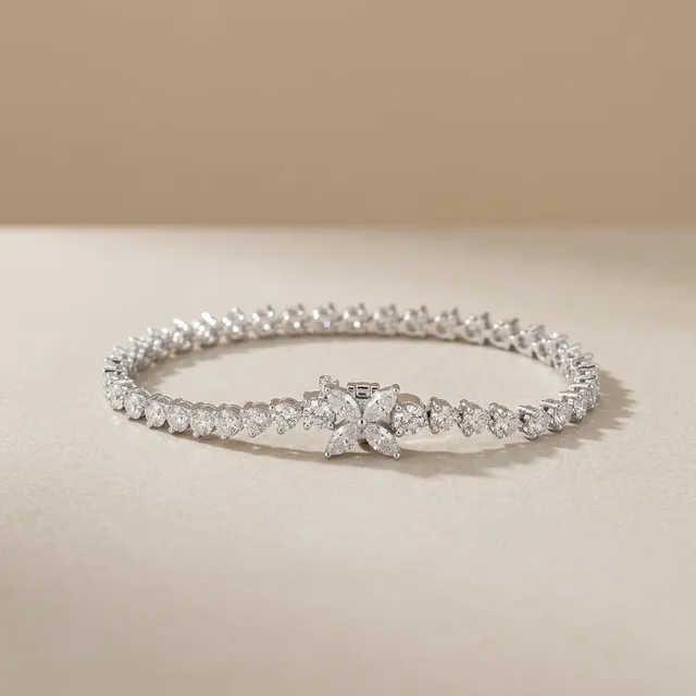 For 14k Gold Lab Grown Emerald Diamond Tennis Bracelet Gold Plated Hiphop IGI Certified Classic Fashion Customized Luxurious