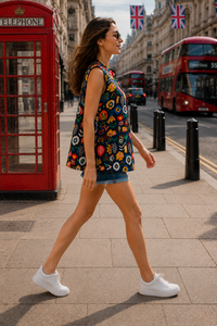 Chaleco sin mangas bordado floral para mujer, estilo bohemio chic de algodón, ropa de verano, estilo patchwork hecho a mano, fabricante mayorista - Product Image 4