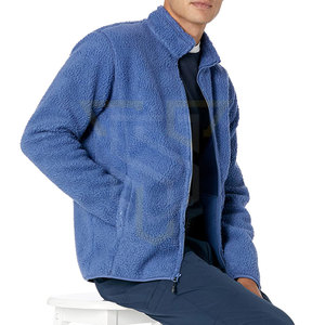 Made In Best Grade Wool Polyester <b>Men</b> <b>Sherpa</b> Fleece Winter <b>Jacket</b> Latest Design <b>Men</b> <b>Sherpa</b> Fleece <b>Jacket</b> - Product Image 4