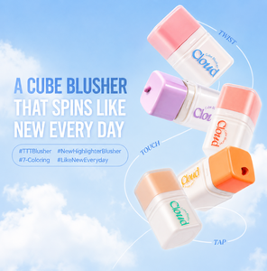 MAKEHEAL Cloud <b>Cube</b> Blusher 8g 5 Shades Korean Cream Blusher Soft Focus Geltrix Blurring Filter K-Beauty Face Makeup - Product Image 5