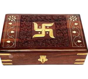 Elegante Joyero de Madera Tallada - Diseño Clásico Ecológico - Product Image 4