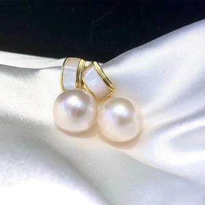 Pendientes de Perlas Naturales Francesas de Lujo para Mujer, 3-4 mm, Plata S925, Diseño Exclusivo con Caja de Regalo - Product Image 2