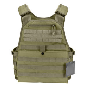 Chaleco de Caza y Entrenamiento al Aire Libre al por Mayor, Portaplacas de Camuflaje Personalizado, Chaleco Transpirable e Impermeable de Lona de Tallas Grandes - Product Image 4