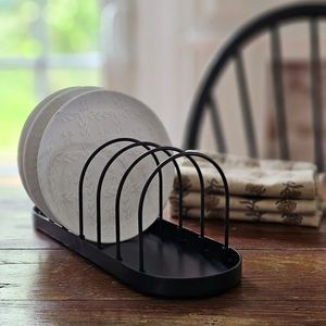 Support en plaque de fer robuste pour assiettes et œuvres d'art, avec base stable et revêtement résistant à la rouille - Product Image 1