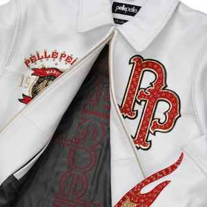 Chaquetas de Cuero PU Personalizadas para Hombre, con Bolsillos Bordados, Estilo Hip Hop Informal, Chaqueta de Alta Calidad - Product Image 5