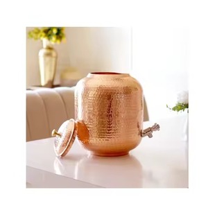 High Quality Copper <b>Water</b> Dispenser Large <b>Water</b> <b>Container</b> with Tap Suitable for Home Kitchen Office and Hospitality Use - Product Image 3