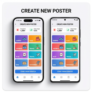 Royalcraft <b>Poster</b> Maker App – Design <b>Posters</b>, Flyers, Banners, Social Media Graphics & Templates ios/android - Product Image 1