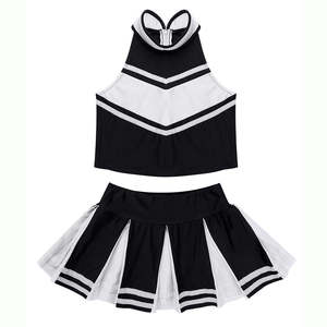 Uniformes de Porristas Personalizados al por Mayor, Uniformes Deportivos de Color Sólido para Mujer, Mejor Precio, Tienda de Uniformes de Porristas para Mujer - Product Image 3