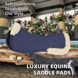 Nouvelle tapisserie de selle western 100 % laine de qualité supérieure, couleur unie, pour courses de chevaux, fabriquée au Pakistan - Product Image 3