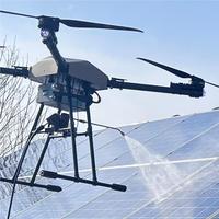 Drone de lavage de bâtiment le plus vendu Drone de nettoyage de panneau solaire de toit de fenêtres à haute pression