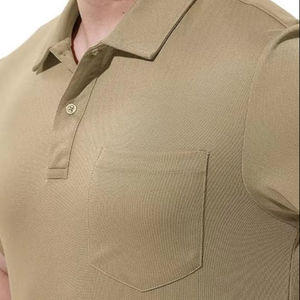 Camisas Polo Personalizadas para Hombre, Tela de Jersey de Poliéster y Algodón, 220 GSM, Secado Rápido, Transpirable, Manga Corta, Casual, para Trabajo, con Bolsillo - Product Image 6