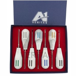 ชุดอุปกรณ์ถอนฟันคุณภาพพรีเมียม A-1 VERITAS ทำจากสแตนเลสสตีล สำหรับถอนฟันและถอนรากฟัน เครื่องมือผ่าตัดแบบใช้ซ้ำได้ - Product Image 1