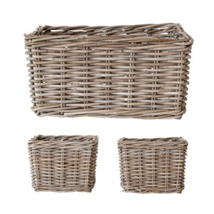 Cesta de Almacenamiento de Archivos de Mimbre Rústico con Asas, Organizador de Documentos de Mimbre Conveniente para el Hogar y la Oficina, Venta al por Mayor desde Vietnam - Product Image 2