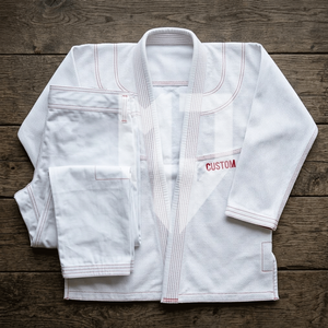 BJJ GI ชุดกิโมโนสำหรับผู้ชายสไตล์บราซิลเลียน Jitsu Jitsu ชุดฝึกศิลปะการต่อสู้ทำจากผ้าฝ้ายน้ำหนักเบาทนทาน - Product Image 6