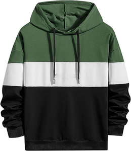 Sweat-shirt à capuche unisexe surdimensionné pour homme, logo brodé personnalisé, 100% polyester, 240g, pull-over - Product Image 1