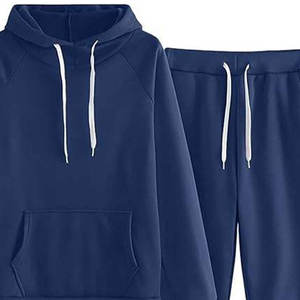 New Arrival High Quality Eco-Friendly Hooded Trouser Men <b>Set</b> 2 Piece Pullover Tracksuit 100% Cotton Waterproof Breathable Quick - Product Image 5