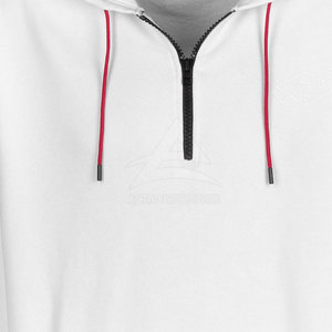 High Performance Stylish Street Fashion Half Zip Hoodies With Soft Breathable Cotton Fabric For Outdoor And Casual Wear - Product Image 3