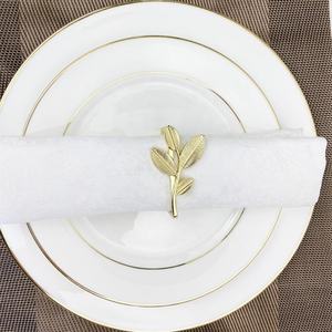 Ensemble de porte-serviettes de luxe en or et argent, supports décoratifs pour la décoration de table de mariage, de fête et de salle à manger à domicile - Product Image 5