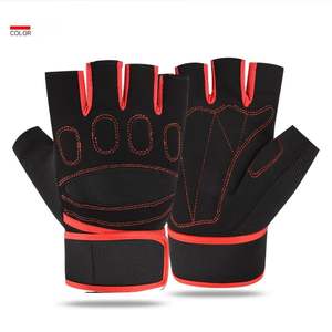 Guantes de Entrenamiento de Levantamiento de Pesas de Poliéster con Protección Acolchada en la Palma y Cierre de Gancho y Bucle, Unisex, con Logotipo Personalizado al por Mayor 2026 - Product Image 5