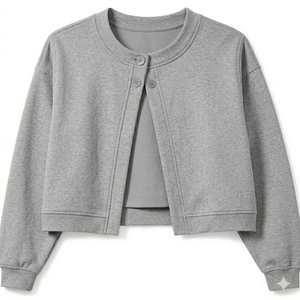 Women Fashion Forward <b>Cardigan</b> <b>Sweater</b> For Relaxed Casual Streetwear And Cozy Everyday Layered Styling - Product Image 1