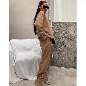 ชุดวอร์มผู้ชายแบบเรียบ หนานุ่ม ไซส์ใหญ่พิเศษ ผ้าฝ้าย 100% แขนสั้น คอกลม ชุดสเวตเชิ้ต ชุดวอร์มผู้หญิง - Product Image 2